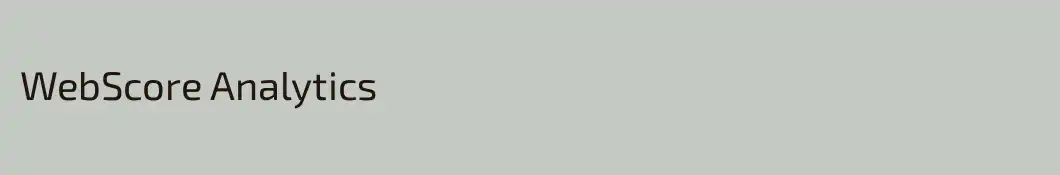 WebScore Analytics